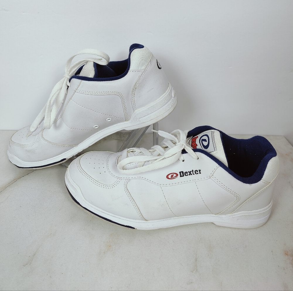 Dexter Men's Pro Am Bowling Shoes, White Navy, Sz 8